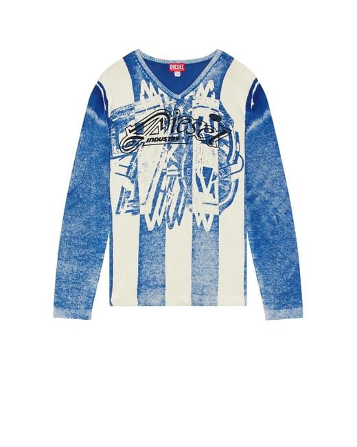 DIESEL Blue K-Oliba-V Sweater for men