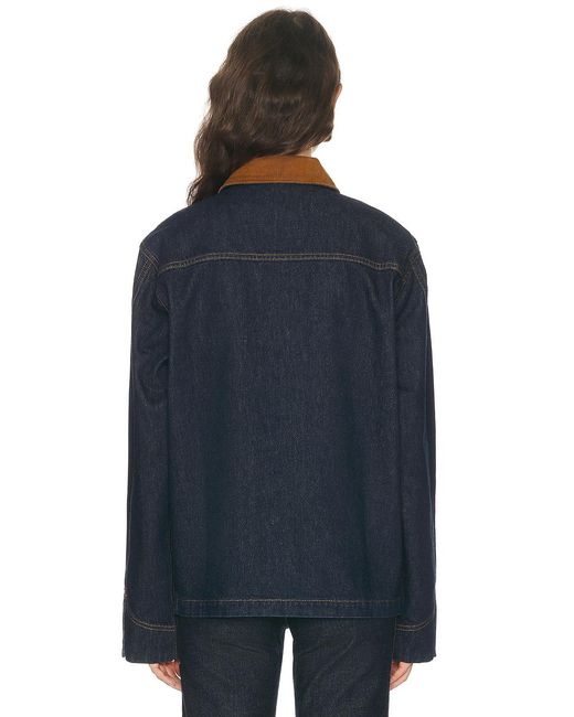 Khaite Blue Wyatt Jacket