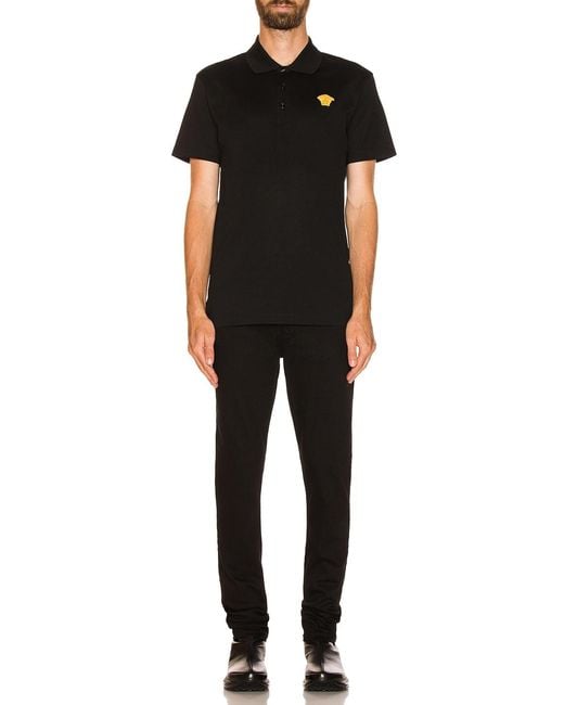Versace Black Polo for men