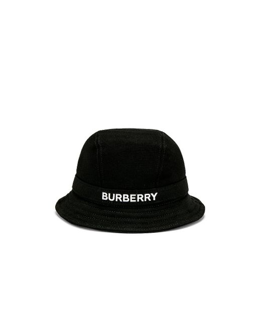 Burberry rain top hat black