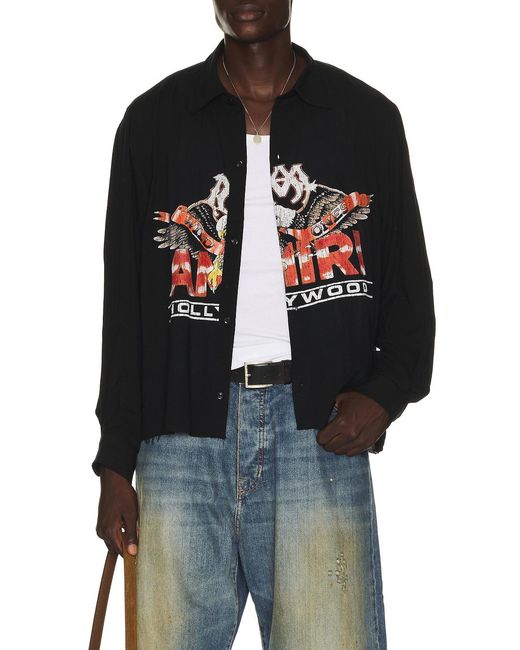 Amiri Black Ma Eagle Shirt for men