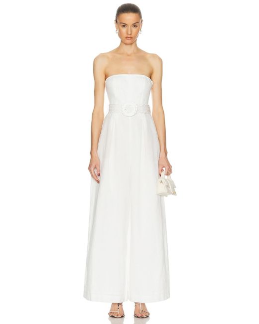 Hemant & Nandita White Nera Jumpsuit