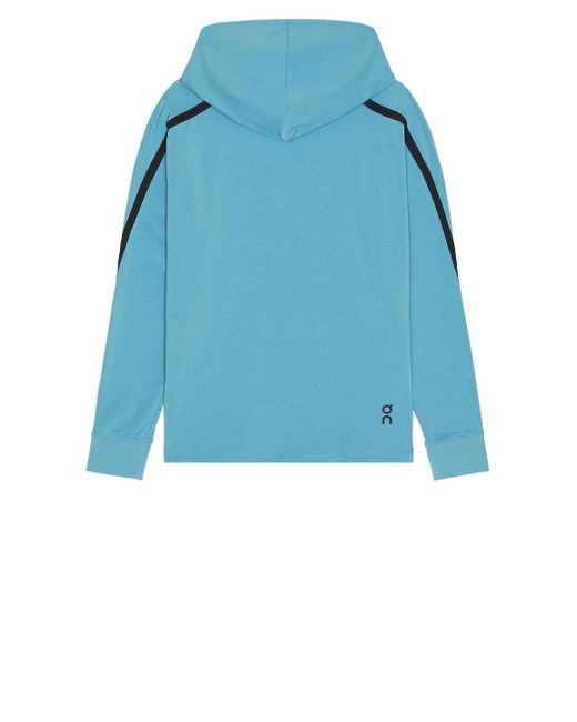 On Shoes Blue Studio Hoodie for men