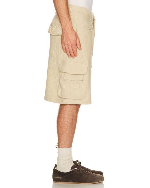 Isa Boulder Natural Gridmarch Short for men