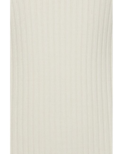 Helsa White Devora Polo Bodysuit