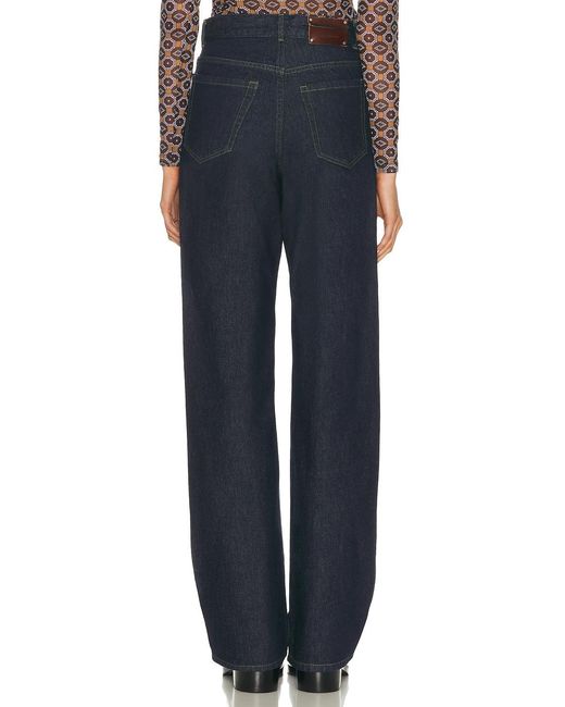 Dries Van Noten Blue Peyton Pants