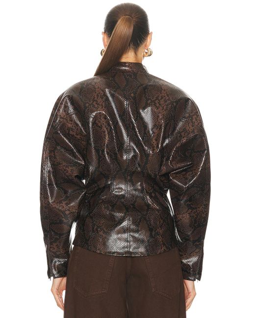 Stella McCartney Black Alter Snake Jacket