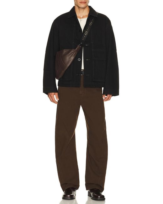 Lemaire Black Boxy Jacket for men