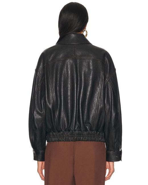 Saint Laurent Black Bomber Jacket
