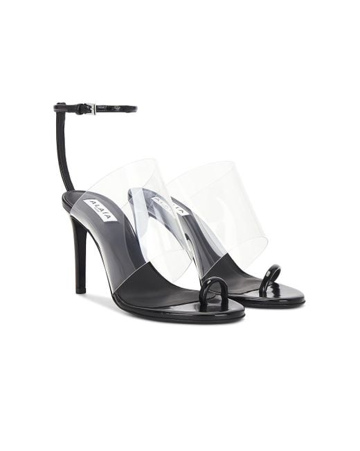 Alaïa White Asymmetric Sandal