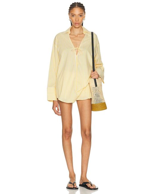 Solid & Striped Natural The Livia Tunic Top