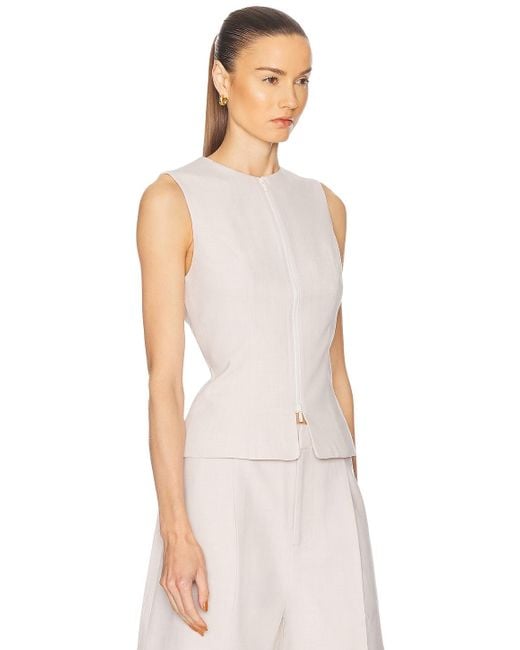 Sir White Laredo Zip Top