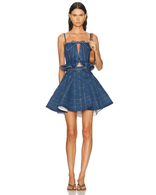 AKNVAS Blue Carmi Top