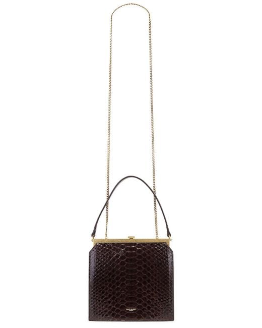 Saint Laurent Multicolor Python Nuit Blanche Chain Bag