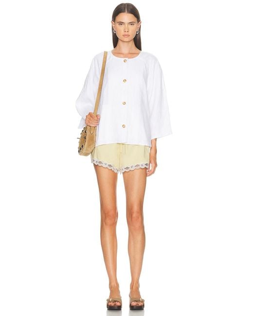 Posse White Olivia Blouse