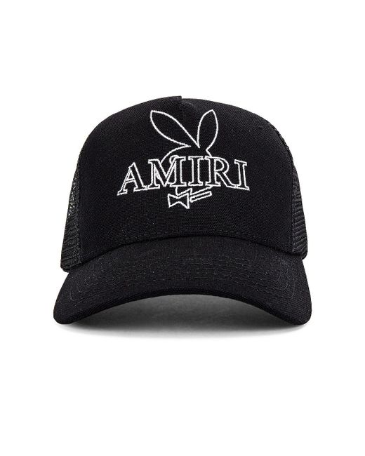 Amiri Playboy Bunny Hat in Black 