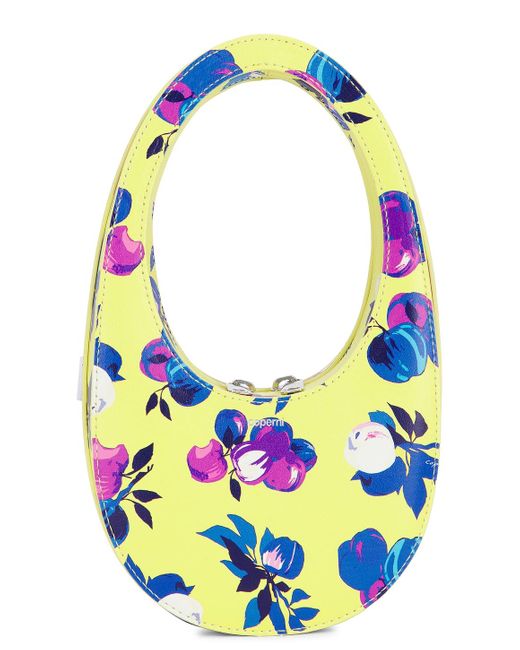 Coperni Blue Mini Printed Swipe Bag