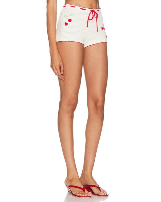 LoveShackFancy White Nandie Short