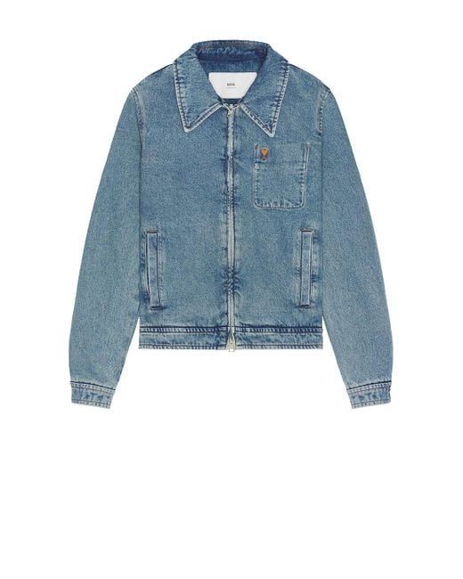 AMI Blue Blouson Adc for men