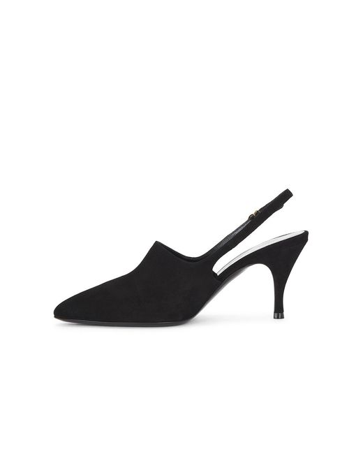 Herbert Levine Black Cover-Up Suede Pump