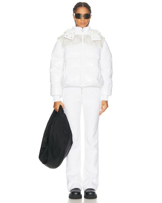 Casablanca White Puffer Jacket