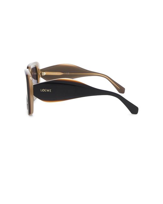 Loewe Gray Square Sunglasses for men