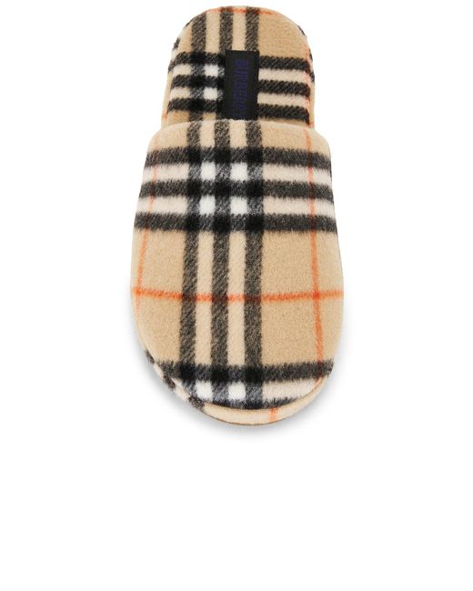 Burberry Metallic Flat Mule
