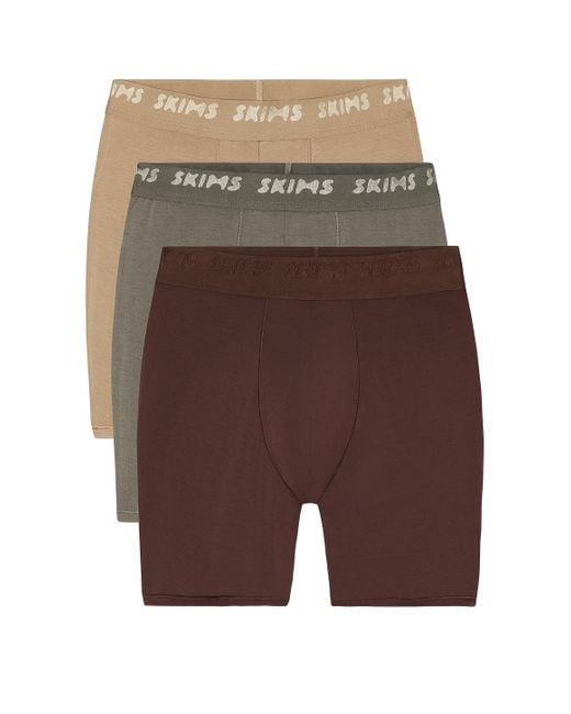 Skims Multicolor Stretch 5 Boxer Brief 3-pack for men