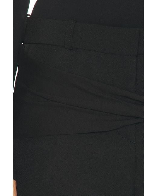 Coperni Black Jersey Wrap Pant