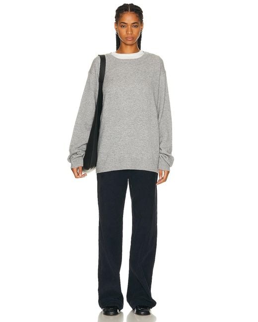 ÉTERNE Gray James Cashmere Sweater