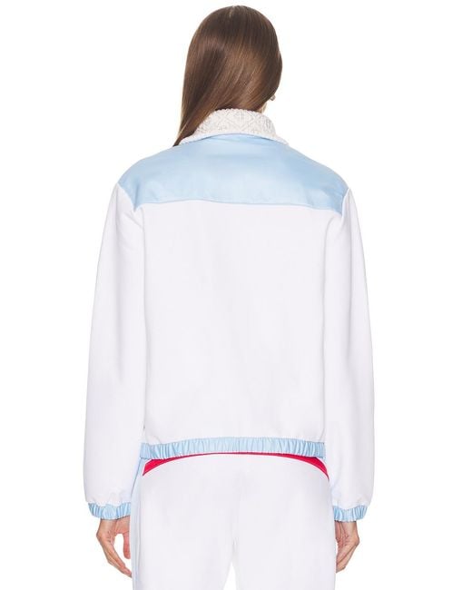 Casablanca White Zip Up Jacket