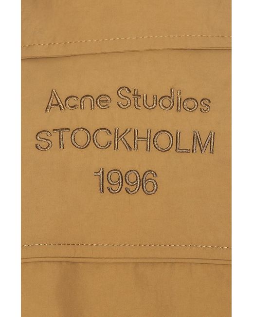 Acne Natural Odill Peach Nylon Jacket
