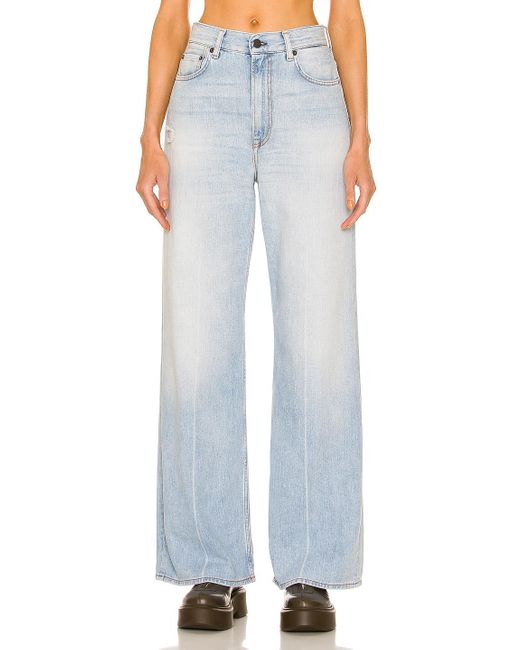 Acne Studios Cotton 2022 Pale Crease Straight in Pale Blue (Blue) Lyst UK
