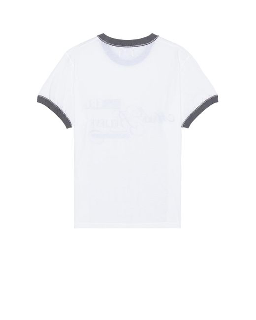 ERL White Make Believe T-shirt Knit