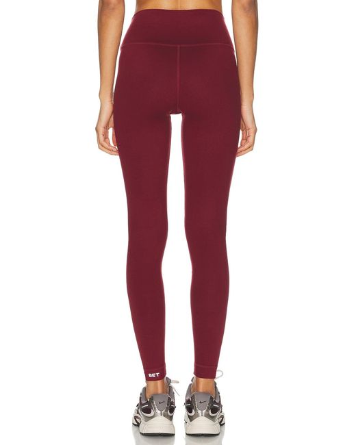 Set Active Red Formcloud Cloud Legging