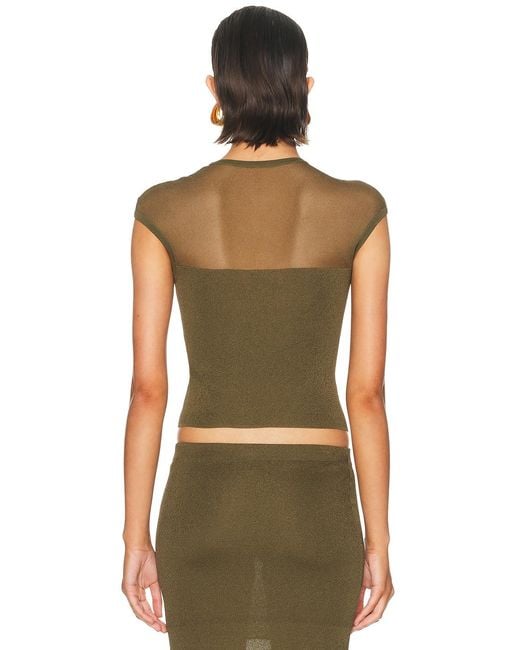 SER.O.YA Green Whitney Top