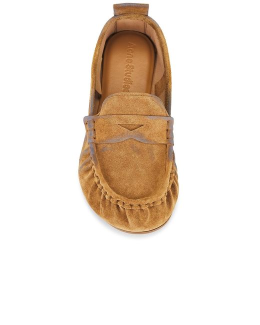 Acne White Bojan Loafer