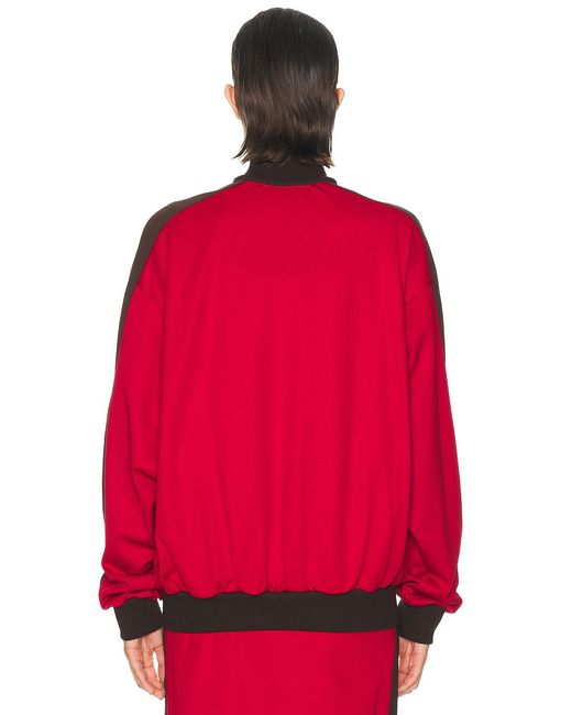 Coperni Red Oversized Track Jacket