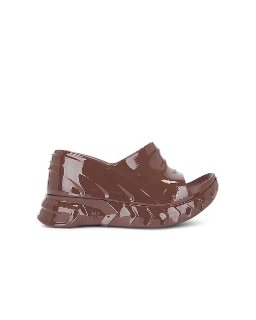 Givenchy Brown Marshmallow Wedge Sandal