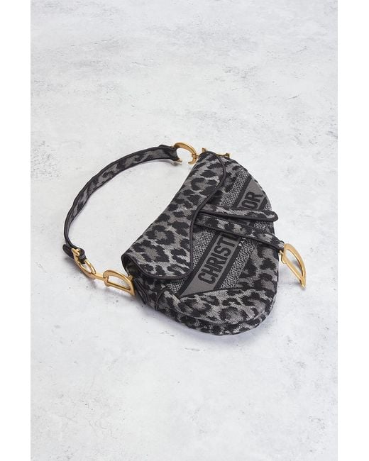 Dior Black Saddle Bag