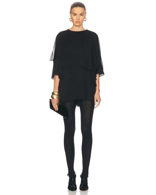 Falke Black Needlepoint Tight