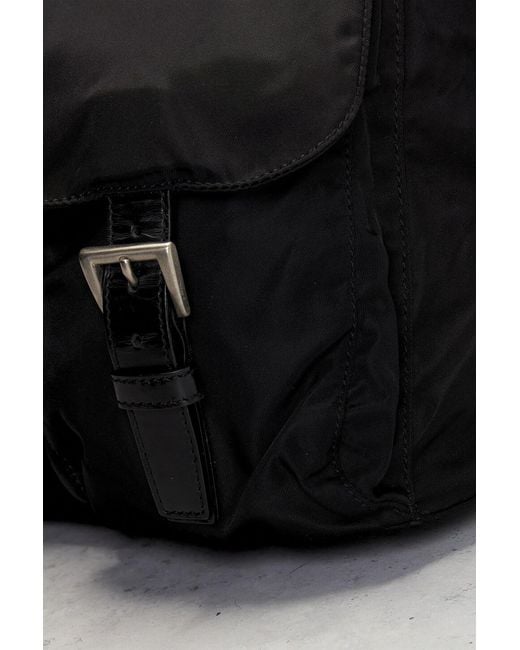 Prada Black Tessuto Backpack