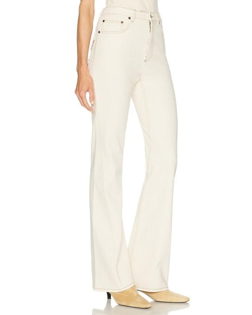Burberry White Donella Bootcut