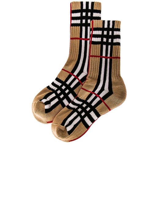 Burberry Vintage Check Socks for Men | Lyst