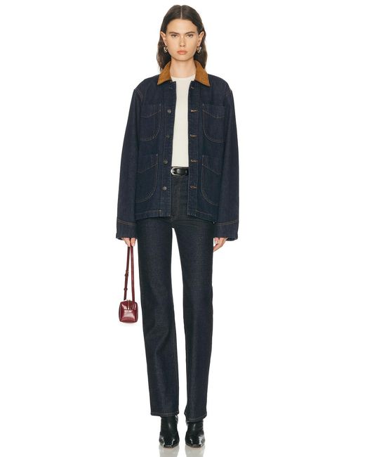Khaite Blue Wyatt Jacket
