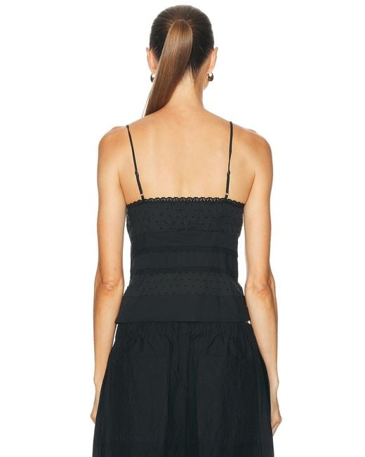 Staud Black Halie Top