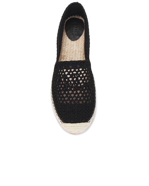 Chloé Black Isla Espadrille