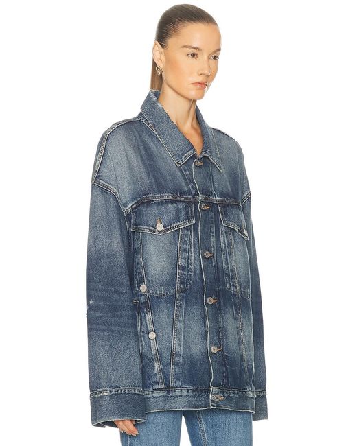 Agolde Reworked Wayne Jacket in Blue | Lyst