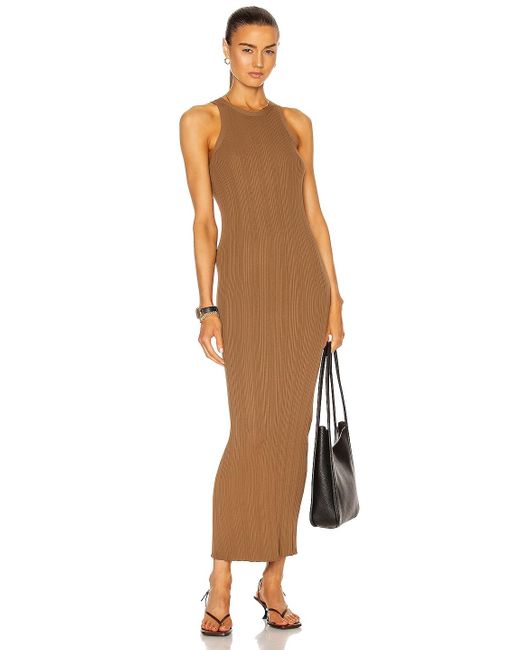 Synthetic Seamless Rib Tank Dress 