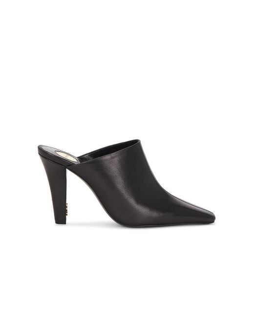 Saint Laurent Black Jill Mule Pump